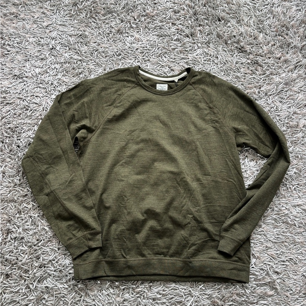 Rag & Bone Standard Issue Long Sleeve L/S Raglan Tee Dark Olive NWT Sz XXL